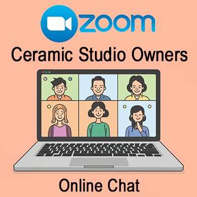 zoom ceramic studio owner chat