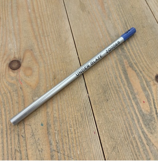 Blue High temp pencil for pottery