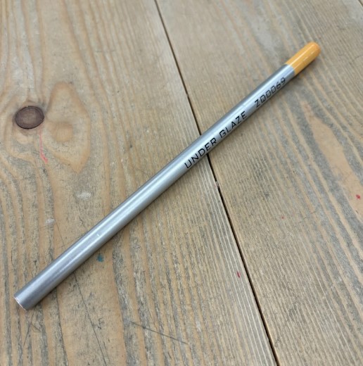 High Temperature Pottery pencil Orange