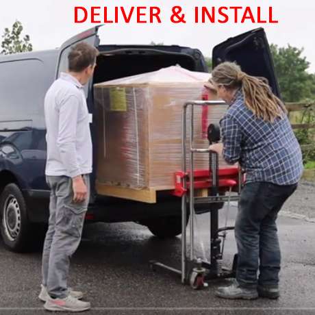 delivery and installation of a new electric kiln