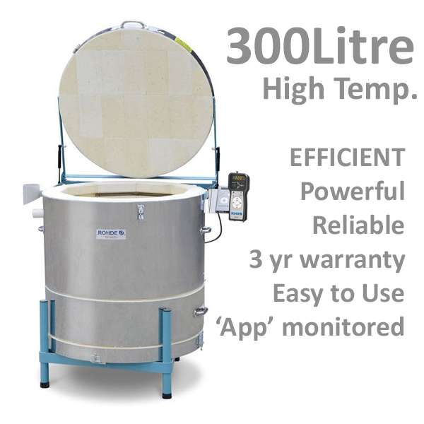 top loader electric kiln for pottery and ceramics 300 litre capacity