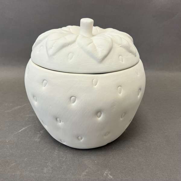 Hobby Ceramicraft Strawberry Canister Hobby Ceramicraft Strawberry Canister