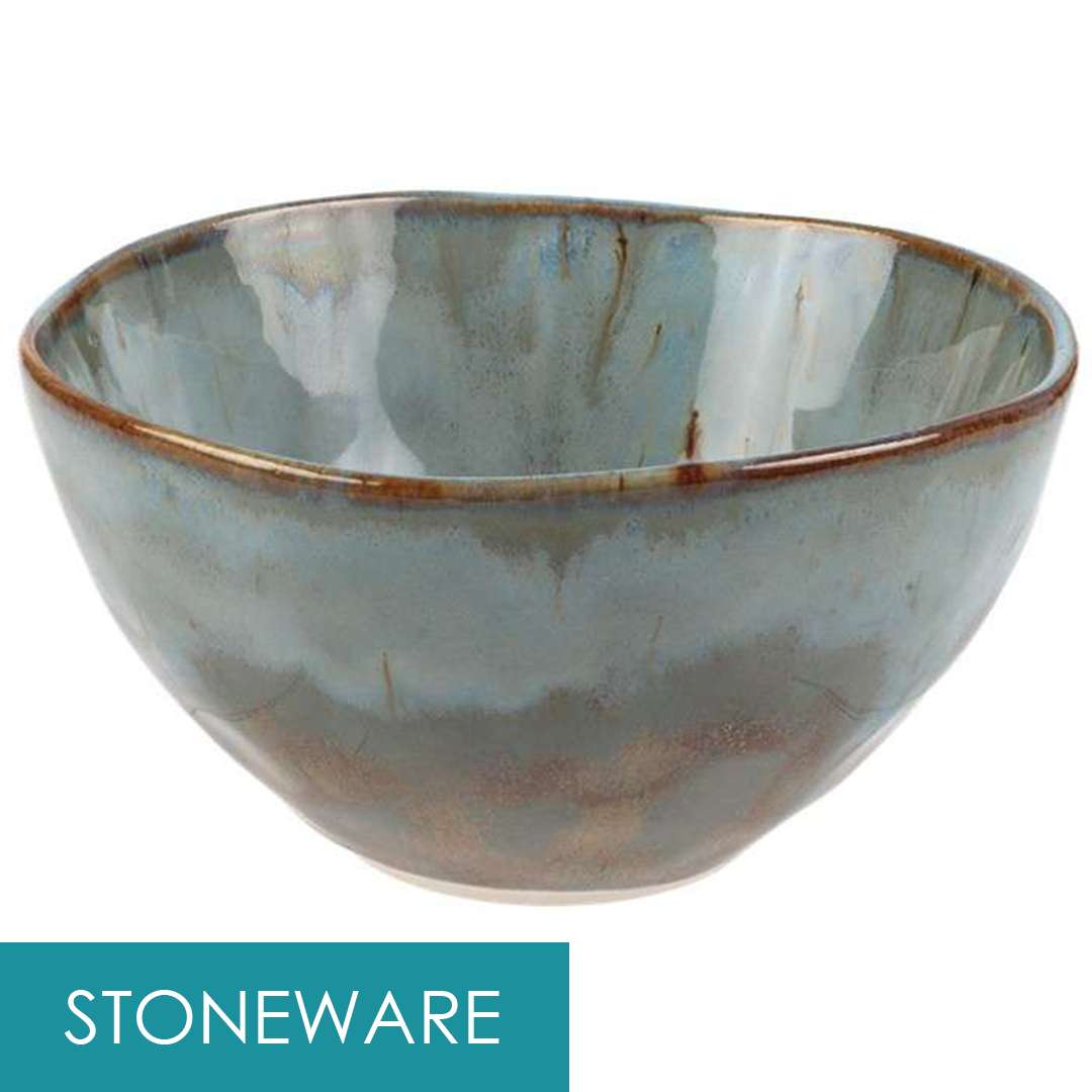 Fired and glazed Stoneware bisque ashley cereal bowl from bisque imports s3102