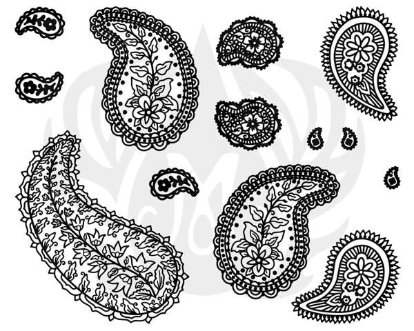 DSS0202 Paisley Invidual Designs
